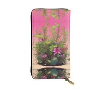 Piranha Plant Group - Portafoglio in pelle con cerniera, 19,1 x 10,4 cm, con scomparti multipli e grande capacità, un buon regalo per gli amici