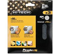 Piranha - Set di 3 fogli di rete ROS velcro, 120 g