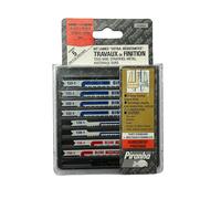 Piranha X29009 9 Pezzi Bi-Metallo & TCT Lama Set per Legno Metallo PVC & Tessere
