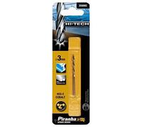 Piranha X50082-QZ Punta per Metallo Hss-E Cobalto Hi Tech, 3 mm, 1 Pezzo