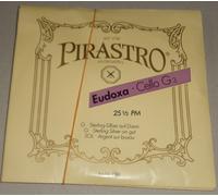 PIRASTRO No.2343 EUDOXA CELLO G3 25 1/2 PM SOL Argent sur boyau