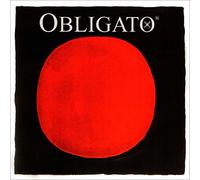 Pirastro Obligato - Set di corde per violino 4/4, misura media, con estremità a sfera in oro e argento D