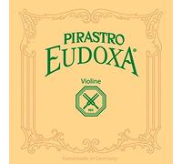 Pirastro Set di corde per violino Eudoxa, corde medie, fatte a mano, corde di alta qualità per studenti professionisti e avanzati, accessori di ricambio tradizionali
