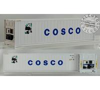 Pirata 12403 - H0 1:87 - set di 2 container frigo da 40' "COSCO"