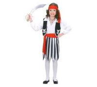 COSTUME VESTITO PIRATESSA TG. 11/13 ANNI WIDMANN CARNEVALE