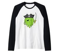Pirata Fantasma Maglia con Maniche Raglan