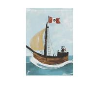 Pirata Nave Il Mare Misterioso Primavera bandiere all'aperto bandiere all'aperto banner per la decorazione del giardino 28x40 double sided