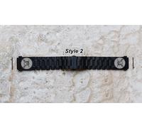 Pirata Teschio Inciso Fascia per Garmin Vivomove 3 Hr Trend Luxe Sport PS2-BA20