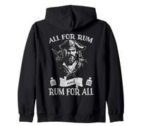 Pirate Barbanera Tutto Per Rum Per Tutti Parlare Come Un Pirata Giorno Felpa con Cappuccio