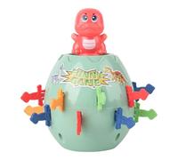 Pirate Barrel Game, Saving Coin Toy, kids Interactive Dinosaur Shape Money Bank Function Board Game for Children Boys Girls Birthday Easter Christmas, ABS Material 5.12x8.27 Inches