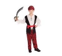 Pirate Boy Jim Costume Ragazzi Caraibi Libro Settimana Giorno Vestito Bambini