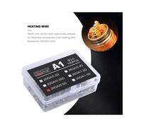 PIRATE COIL Bobine costruite da 100 pezzi A1 Ricostruibili per resistenze di cavi di riscaldamento di bobine di accessori elettronici 24GA/0.5 Ohm