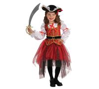 Pirate Girl Scuola Libro Giorno Costume Bambini Pirati Completo Caraibi