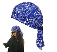 Pirate Hat, Motorcycle Head Wrap, Breathable Bandana, UV Protection Quick-Dry Elastic, Lightweight Captain Beanie, Perfect For Cycling, Outdoor Adventure, Camping & Hiking