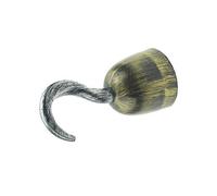 Pirate Hook Captain Hook Hand Plastic Hook Pirate Costume Accessories Halloween Party Role Play Supplies (antique Brass) (1pcs)