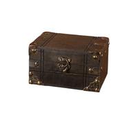 Pirate Inspire - Baule decorativo in legno con combinazione, ideale per organizzare e esporre oggetti segreti, scatola portagioie vintage