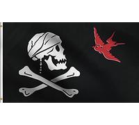 Pirate Jack Sparrow Jolly Roger Ship Crossbones Skull Bandiera Dei Pirati 90X150Cm Durevole Bandiere Appendere Bandiera Pirata Per Soggiorno Il Portico Estiva