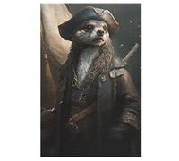Pirate Otter Jigsaw Puzzle 1000 Pezzi Per Adulti Gioco Jigsaw Toys Adolescenti Puzzles Gifts Decorazione Murale 78×53cm