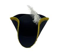Pirate Party Caps Fingere Giocare Cosplay Cappello Pirata Per Bambini Creativo Piumato Per Adulti E Ragazzi Multicolore Tricorno Cappello