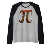 Pirate Pi Day Funny Math Lover & Teacher Pi Symbol Maglia con Maniche Raglan