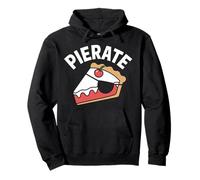 Pirate Pirate Pie Slice Cherry Humor Felpa con Cappuccio