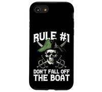 Pirate Rule 1 Dont Fall Off Boat Umorismo divertente Uomini Donne Bambini Custodia per iPhone SE (2020) / 7/8