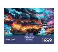 Pirate Ship 1000 Pezzi Puzzle Classici Per Adulti E Bambini Da 14 Anni E Più Giochi Rilassamento E Intelligence Sfida Impossibile - Regalo Per Amore E Amico 70x50cm/1000pcs