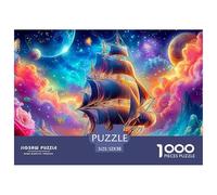 Pirate Ship FantasyFormidable 1000-Piece Jigsaw Puzzles for Adults An Odyssey of Impossible, Hard, And Difficult Challenging Puzzle Educational Games - The Ultimate Gift for Dedicated Adult And Teen