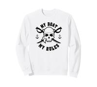 Pirate Skull Sea Ship Boat Captain Gift Felpa
