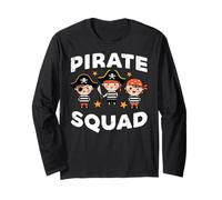 Pirate Squad Cute Team Crew Matching Ragazzi Ragazze Bambini Bambino Maglia a Manica