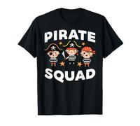 Pirate Squad Cute Team Crew Matching Ragazzi Ragazze Bambini Bambino Maglietta