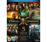 Pirates of the Caribbean 1-5 (Blu-ray) Kaya Scodelario Brenton Thwaites