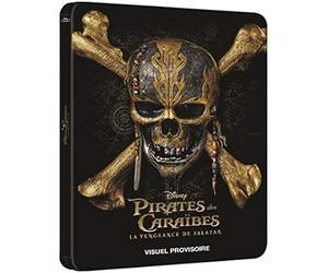 pirates des caraibes la vengeance de salazar steelbook blu ray zone B en 3d et 2d + bonus