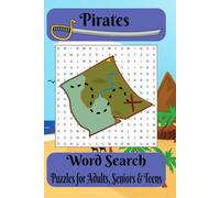 Pirates: Easy to Read Print about Ships, Treasure, Sword and More|6 X 9 inches(15.24 X 22.86 cm) 100+ pages|50+Puzzles…Gifts for Vacations, Holidays and Leisure Times