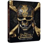 Pirates of the Caribbean Salazar's Revenge Steelbook 3D UK Exclusive Limited Edition Steelbook Includes 2D Version Blu-ray Region Free