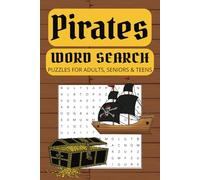 Pirates Word Search Puzzle Book: Puzzle Book with Easy to Read Print, about Pirates, Treasure, Ships and More | 6x9 inches, 110 pages | 50+ Puzzles… Gift for Vacations, Holidays and Free Times