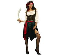Piratessa dei Caraibi costume travestimento ragazza donna adulto (Taglia M)