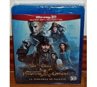 Pirati Del Caraibi La Vendetta De Salazar Blu-Ray 3D + Nuovo (Senza Aprire)