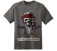 Pirati Di Caraibi Cervo Divertente Do Navy Johnny Depp Militare T Shirt (S- 3XL)