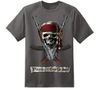 Pirati Di Caraibi Cervo Divertente Do Navy Johnny Depp Militare T Shirt (S- 3XL)