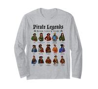 Pirati storici Famosi Maglia a Manica