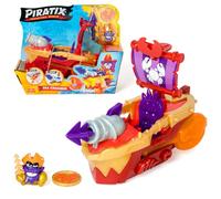 PIRATIX ADVENTURE WORLD Sea Crusher - Barca Pirata a Forma di Granchio. Include 1 Nave Pirata, 1 Piratix Esclusivo, 1 Tesoro Esclusivo, 1 Accessorio, 1 Cannone e 1 proiettile