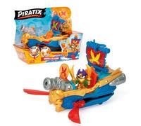 PIRATIX, Adventure World Skull Blade - Nave Pirata con Poteri Nascosti, include 1 Nave Pirata, 1 Piratix Esclusivo, 1 Accessorio, 1 Bandiera, 1 Tesoro Esclusivo e 1 proiettile