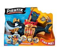 Piratix King Shark Con Denti D'Oro - Giocattolo Set Di Gioco Avventura Pirata