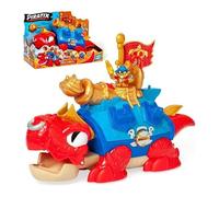 PIRATIX King Turtle - Tartaruga articolata per catturare Piratix e con un forziere per tesori. Contiene 1 coccodrillo, 1 tesoro esclusivo, 2 tesori dorati extra, 1 Piratix esclusivo e 1 accessorio