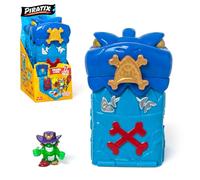 PIRATIX Secret Shark Cave - Grotta segreta di Shark Island, contiene 1 Shark Cave, 1 Piratix, 2 accessori (1 arma e 1 scettro), 1 granchio e 1 tesoro