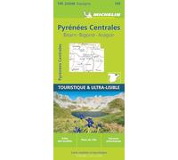 PIRENEOS CENTRALES 11145 CARTE ZOOM MICHELIN KAART: 145