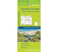 PIRENEOS CENTRALES 11145 CARTE ZOOM MICHELIN KAART: 145