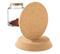 Piriuuo 2 Tappi in Sughero Conici, Grandi Tappi in Sughero Conici in Legno Naturale, tappiin sugherotondi, Grandi per lavori di bricolage, Bicchieri e Bottiglie