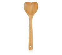 Piriuuo Cucchiaio in legno a forma di cuore, 30 x 9 cm, a forma di cuore, utensili da cucina, utensili da cucina, per inaugurazione della casa, San Valentino, compleanno, regali di nozze